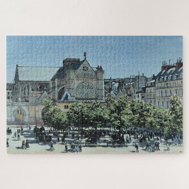 Quebra-cabeça Claude Monet St. Germain l’Auxerrois (Horizontal)
