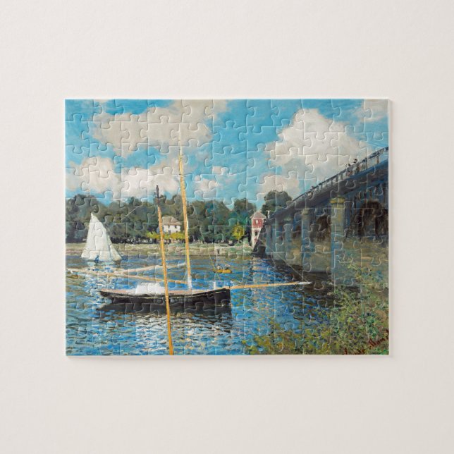 Quebra-cabeça Claude Monet The Bridge at Argenteuil (1874) (Horizontal)