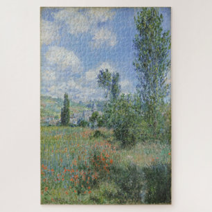 Quebra-cabeça Claude Monet – Vista de Vétheuil (1880) Arte Refin