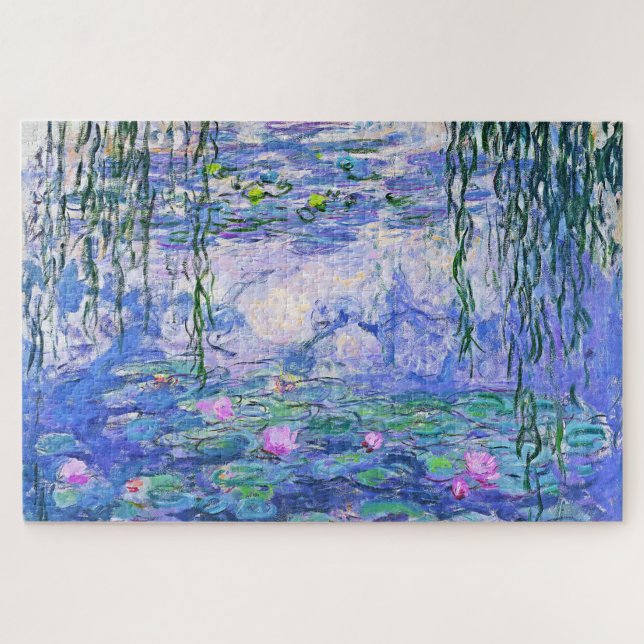 Quebra-cabeça Claude Monet Water Libera A Arte Impressionante Fr (Horizontal)