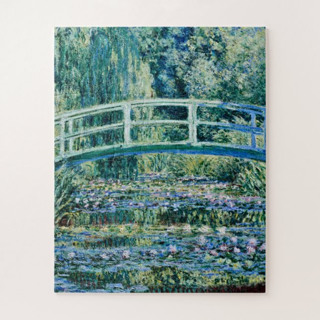 Quebra-cabeça Claude Monet - Water Lilies And Japanese Bridge (Vertical)