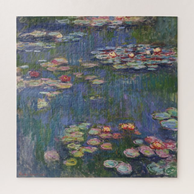 Quebra-cabeça Claude Monet Water Lily 1916 Fine Art (Vertical)
