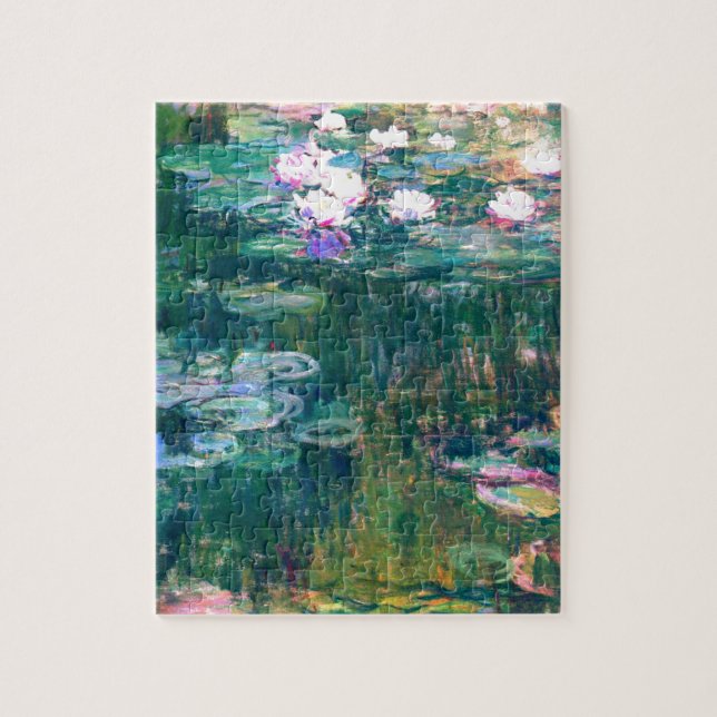Quebra-cabeça Claude Monet Water Lily 1917 (Vertical)