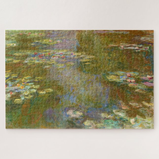 Quebra-cabeça Claude Monet - Water Lily Pond 1917 (Horizontal)