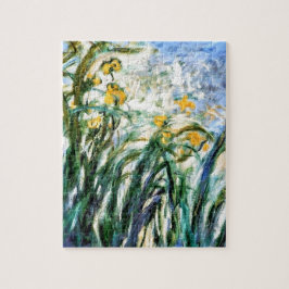 Quebra-cabeça Claude Monet Yellow Irises e Malva 19