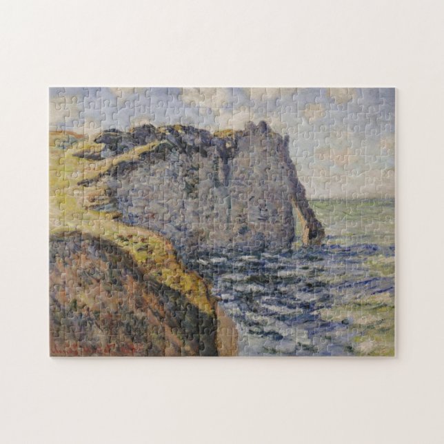 Quebra-cabeça Cliff e Porte d'Aval Monet Fine Art (Horizontal)