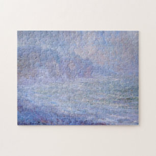 Quebra-cabeça Cliff em Pourville Rain Monet Fine Art