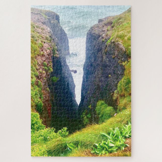 Quebra-cabeça Cliff Walk Dunmore East Waterford Ireland. (Vertical)