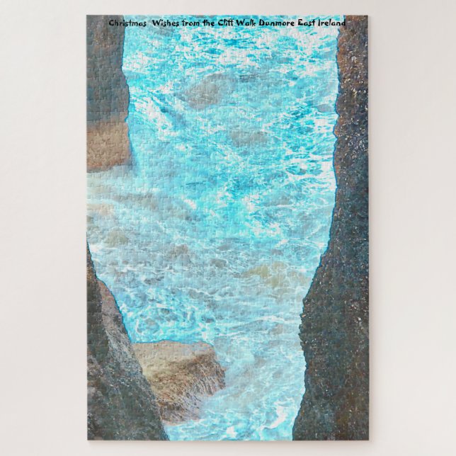 Quebra-cabeça Cliff Walk Dunmore East Waterford Ireland. Jigsee (Vertical)