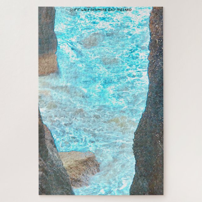 Quebra-cabeça Cliff Walk Dunmore East Waterford Ireland. Jigsee (Vertical)