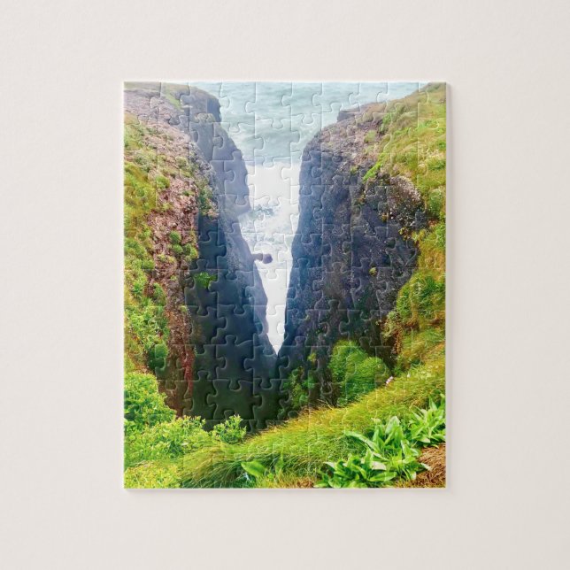 Quebra-cabeça Cliff walk Dunmore East Waterford Irlanda (Vertical)