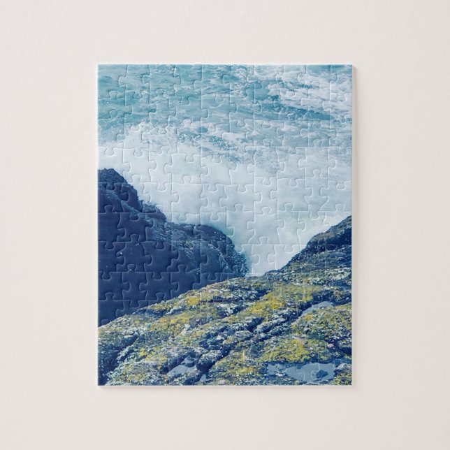 Quebra-cabeça Cliff Walk Dunmore East Waterford Irlanda (Vertical)