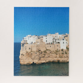 Quebra-cabeça Cliffside em Polignano a Mare, Apúlia, Itália