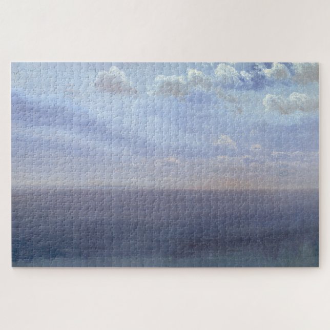 Quebra-cabeça Cloud Study with Sea and Sky - Albert Bierstadt (Horizontal)