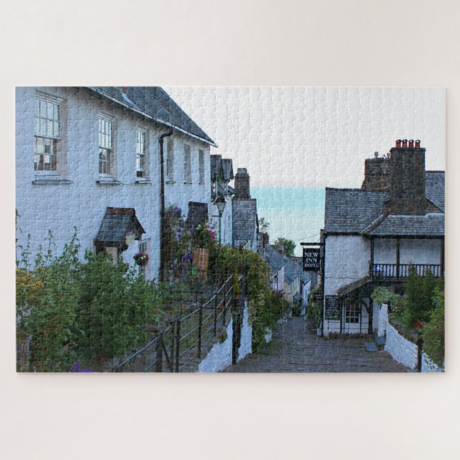 Quebra-cabeça Clovelly, Devon, Inglaterra 1 (Horizontal)