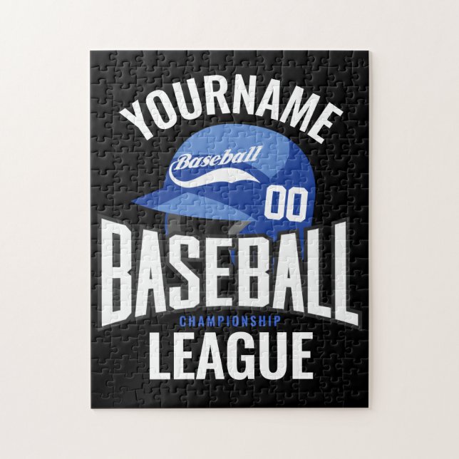 Quebra-cabeça Clube Personalizado de Champ NAME Team Player (Vertical)