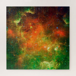 Quebra-cabeça Clusters De Estrelas Na Nebulosa Norte-Americana.