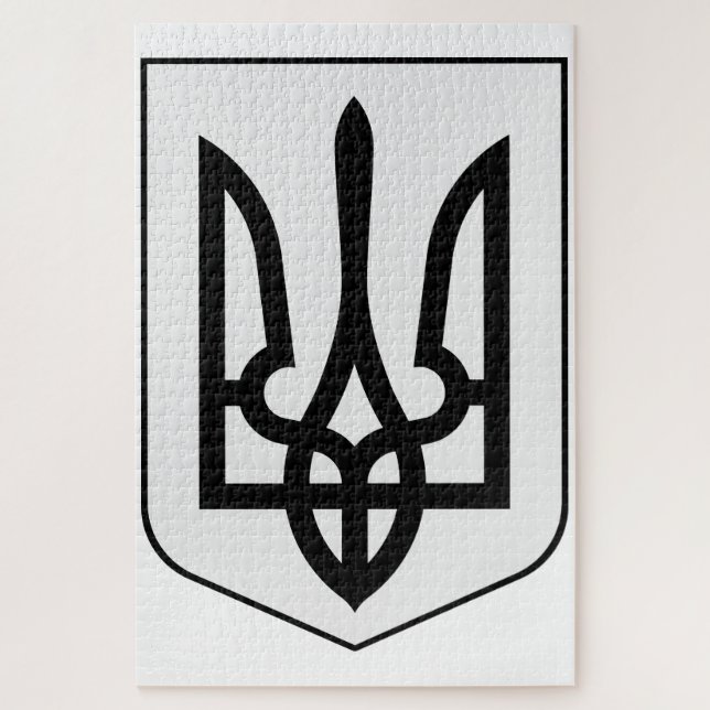 Quebra-cabeça Coat of arms of Ukraine (Vertical)