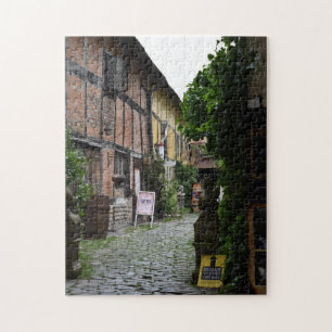 Quebra-cabeça Cobblestone Street, Stratford-On-Avon, Inglaterra
