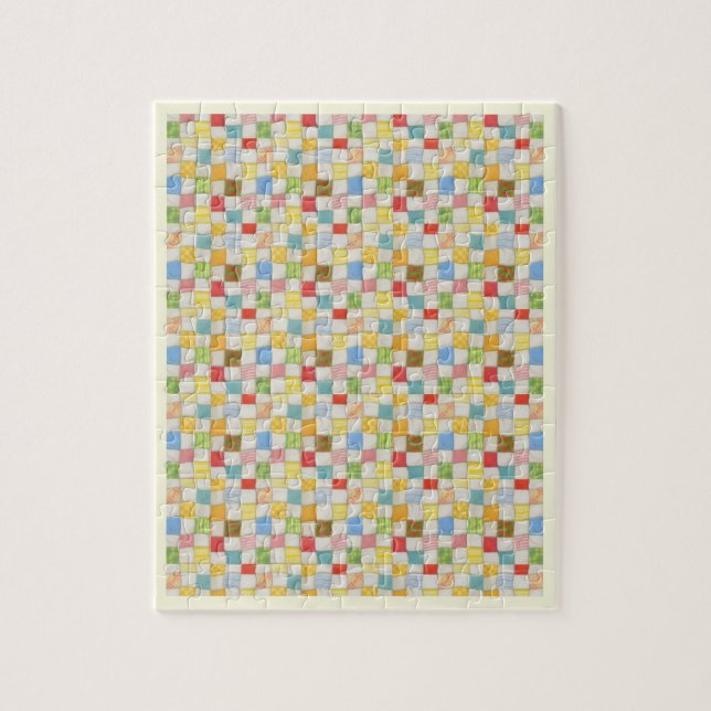 Quebra-cabeça COBERTORE DE RETALHOS 8x10 Puzzle / Creme (Vertical)