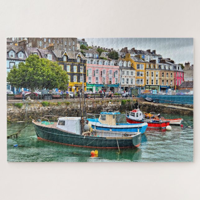 Quebra-cabeça Cobh, Porto de Cork, Irlanda (Horizontal)