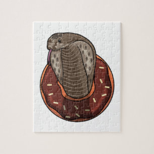 Quebra-cabeça Cobra com Rosquinha