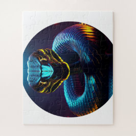 Quebra-cabeça cobra De Cobra Negra Na Sua Cara