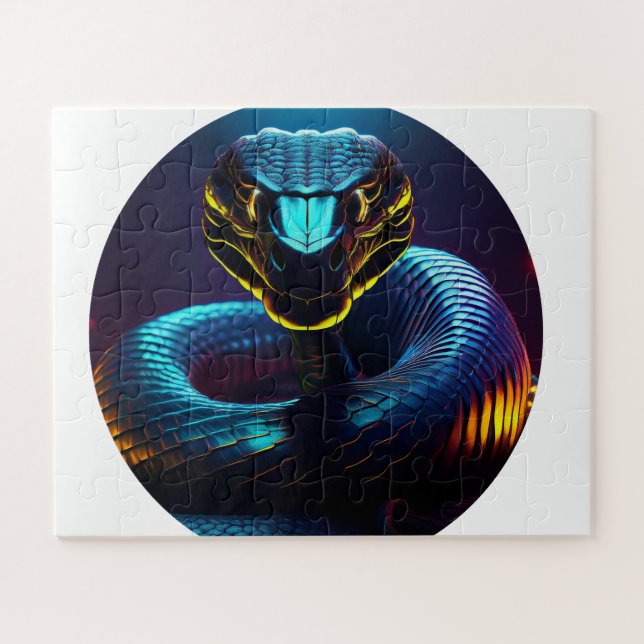 Quebra-cabeça cobra De Cobra Negra Na Sua Cara (Horizontal)