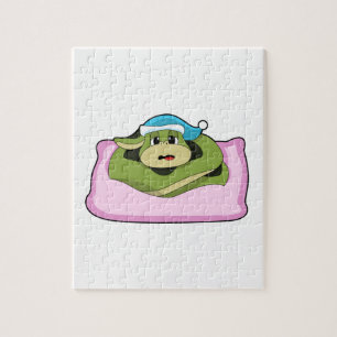 Quebra-cabeça Cobra de dormir com o Nightcap