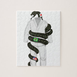 Quebra-cabeça Cobra de Jiu Jitsu do brasileiro