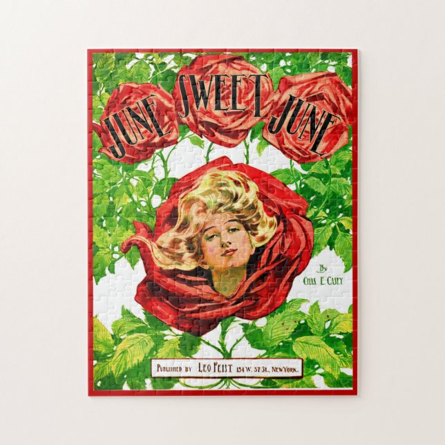 Quebra-cabeça cobrir de música Sweet June de 1908 (Vertical)