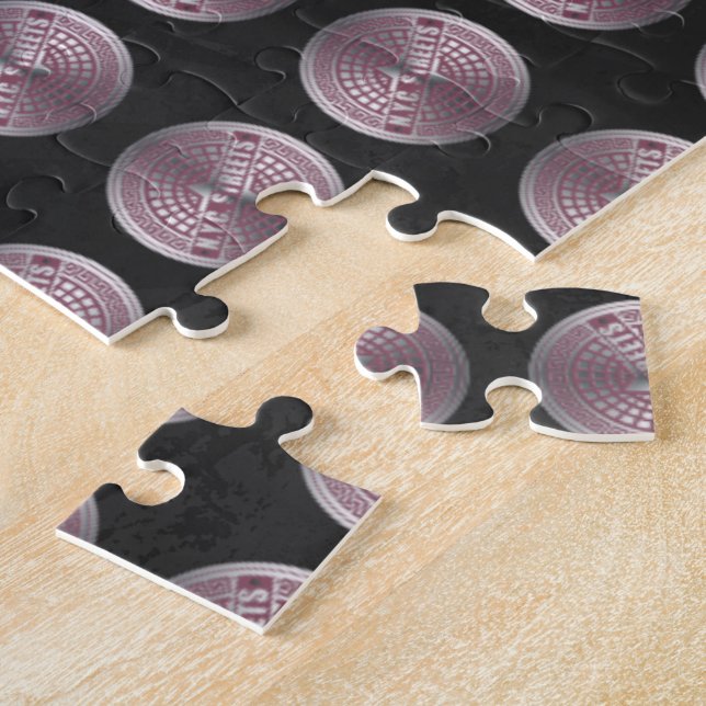 Quebra-cabeça Cobrir Manhole NYC (Lateral)