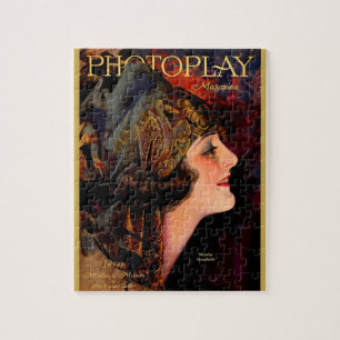 Quebra-cabeça cobrir para revista Photoplay 1920