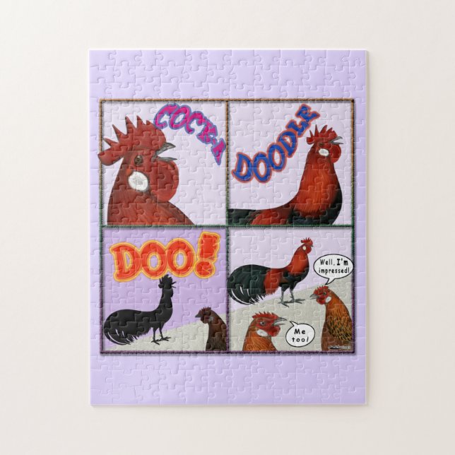 Quebra-cabeça Cock-A-Doodle-Doo! (Vertical)