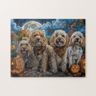 Quebra-cabeça Cockapoo Halloween Spooky