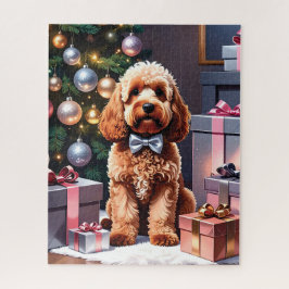 Quebra-cabeça Cockapoo Natal