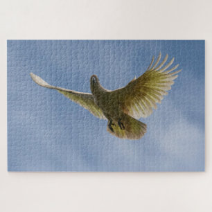 Quebra-cabeça Cockatoo Parrot Animal Fly Sky, 1014 peças