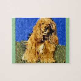 Quebra-cabeça Cocker Spaniel Art