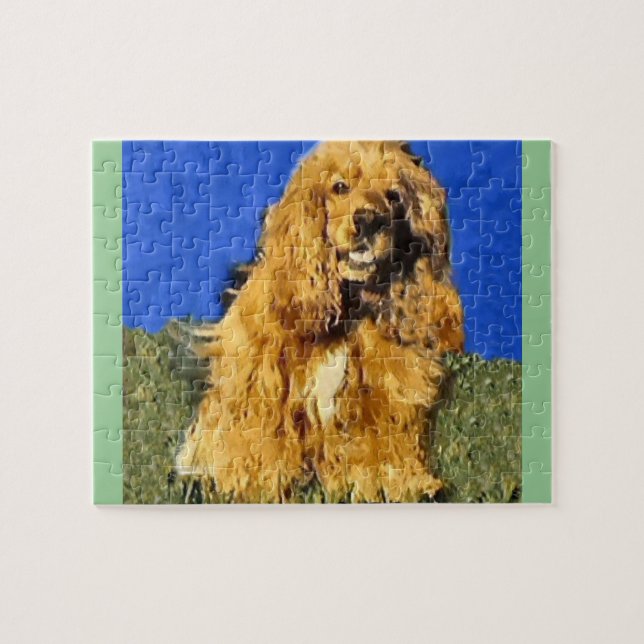 Quebra-cabeça Cocker Spaniel Art (Horizontal)