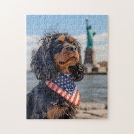 Quebra-cabeça Cocker Spaniel King Charles em Nova York