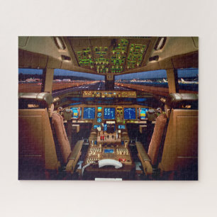 Quebra-cabeça Cockpit de jato comercial