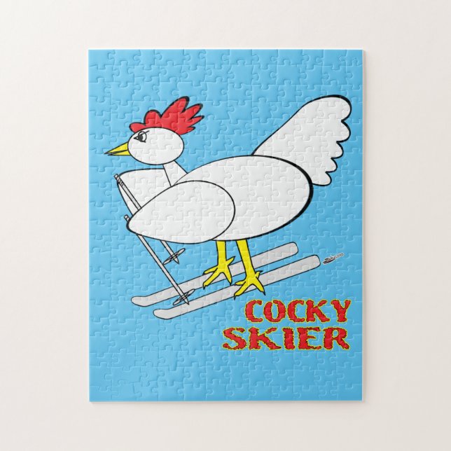 Quebra-cabeça Cocky Skier (Vertical)