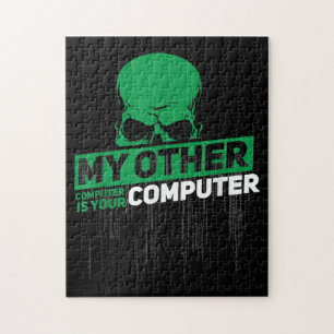 Quebra-cabeça Código Admin do Nerd Hacker do Engenheiro Sysadmin