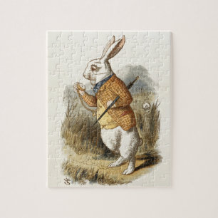 Quebra-cabeça Coelho Branco de Alice no País das Maravilhas da A