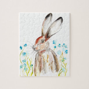 Quebra-cabeça Coelho Bunny Lebre Páscoa Animal Vida Selvagem Fof