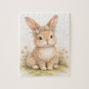 Quebra-cabeça Coelho Bunny Lebre Páscoa Animal Vida Selvagem Fof