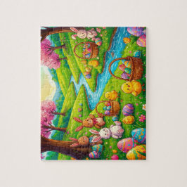 Quebra-cabeça Coelho de Páscoa Caprichoso & Amigos Puzzle