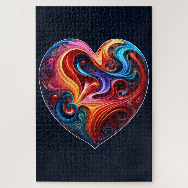 Quebra-cabeça Coeur sculpté (Vertical)