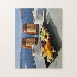 Quebra-cabeça Coffee, breakfast, and a view Puzzle