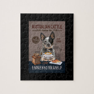 Quebra-cabeça Coffee Club Coffee Coffee Dog Lover